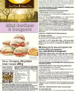 Berliner Doughnuts low carb gluten free soy free paleo keto pastry fried