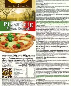 pizza dough low carb gluten free soy free paleo protein fast food crust