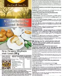 almond brioche low carb gluten free baking mix