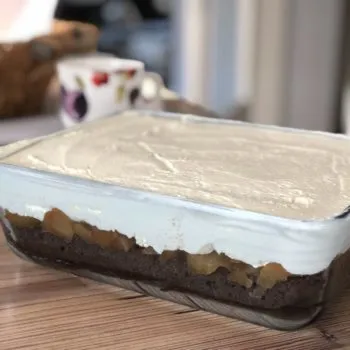 Recipe Brownie-Baked Apple Tiramisu low-carb gluten-free