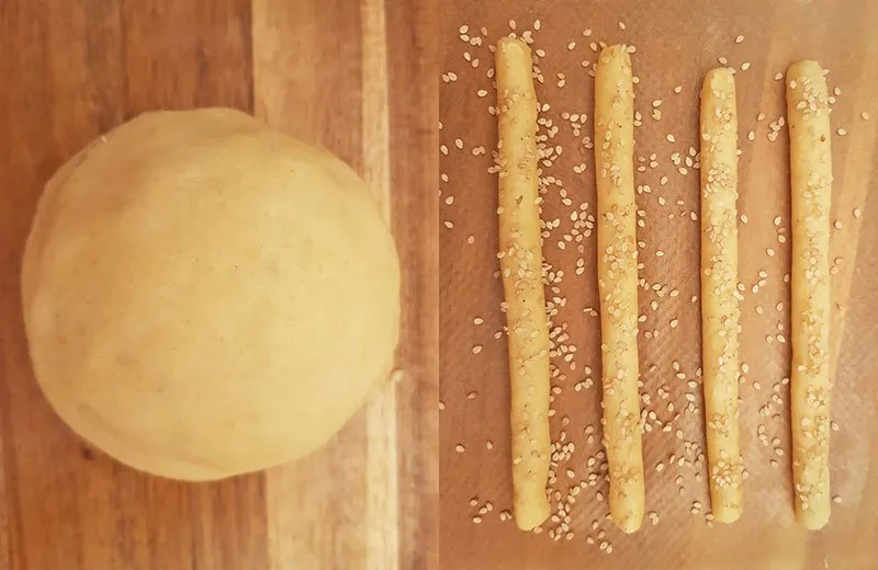 Recipe Parmesan Grissini low-carb keto