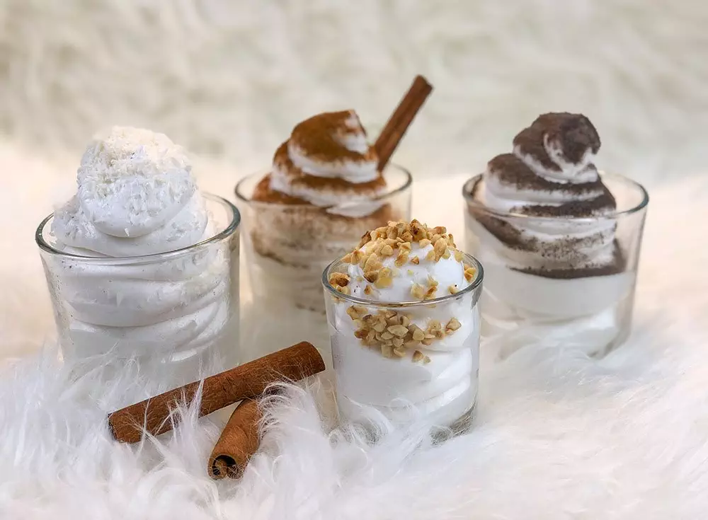 Recipe Protein Cream Protein Fluff Egg White Fluff - keto low-cal NO IMOs