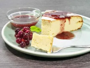 Recipe Protein Collagen Cheesecake CLASSICAL lowcarb gluten free low calorie