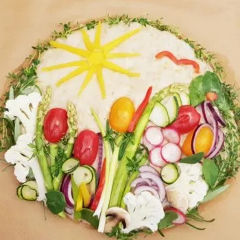 Recipe vegetables Foccacia for grilling lowcarb gluten-free keto