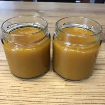 Basic recipe fruit spread from fruit powder lowcarb low calorie
