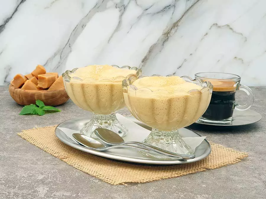 Protein dessert CARAMEL CREAM - dessert cream low carb gluten-free without added sugar - Image 5