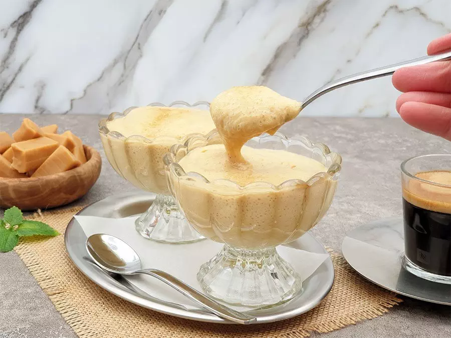 Protein dessert CARAMEL CREAM - dessert cream low carb gluten-free without added sugar - Image 3